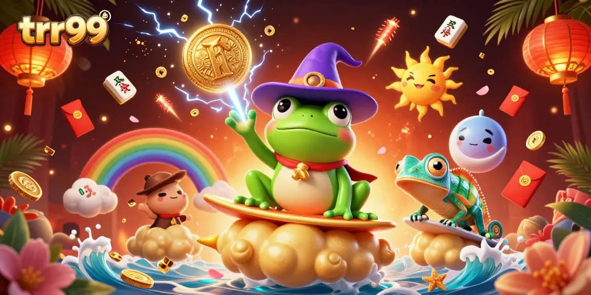 Try trr99 now! Experience the thrill of winning with vibrant casino characters creating a storm of coins.