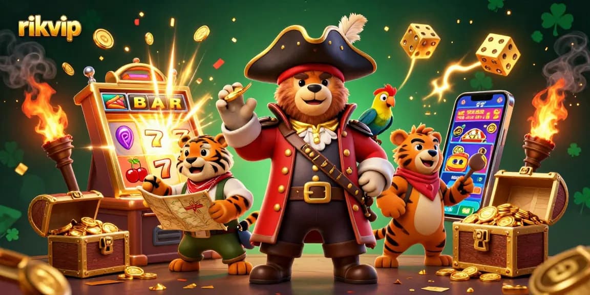 Engage with the thrilling gameplay of rikvip through an exciting 3D cartoon casino adventure.