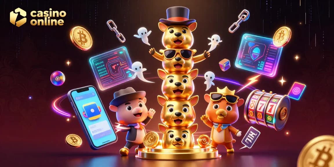 Vrtite igralni avtomati in Bitcoin kovanci v dinamični sceni casino online.