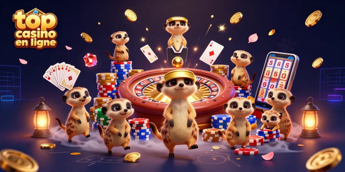 Découvrez le casino en ligne top avec une colonie de suricates gérant des jeux passionnants.