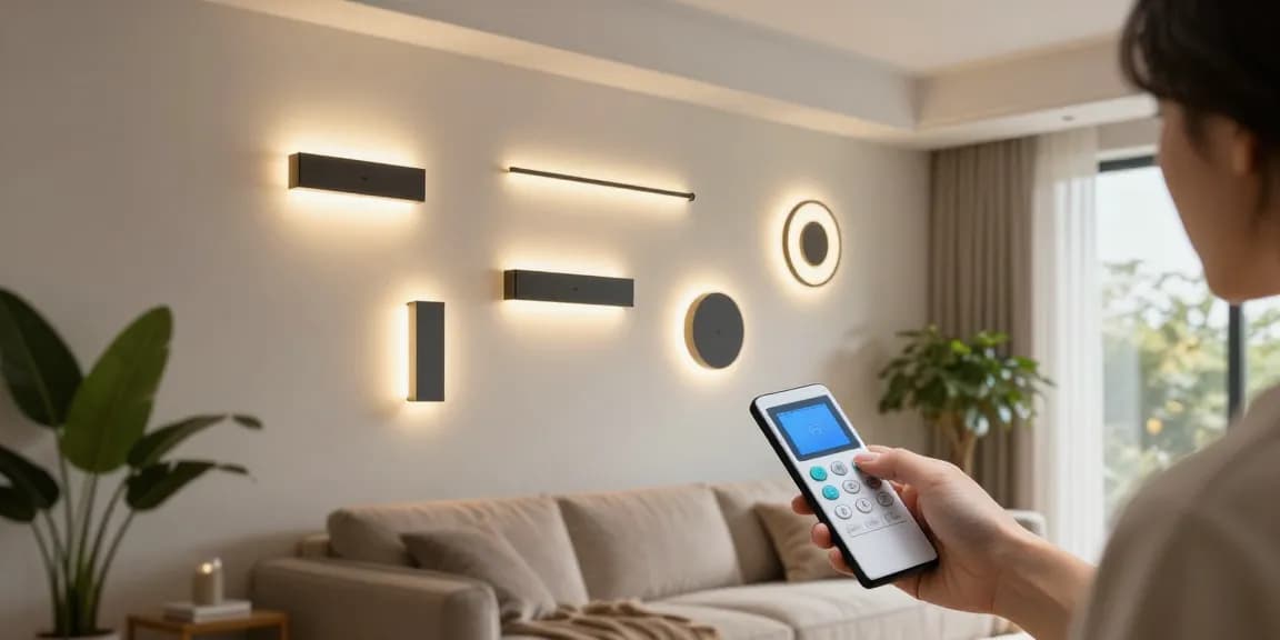 Aplice tavan moderne iluminând un living elegant, create atmosferă primitoare.