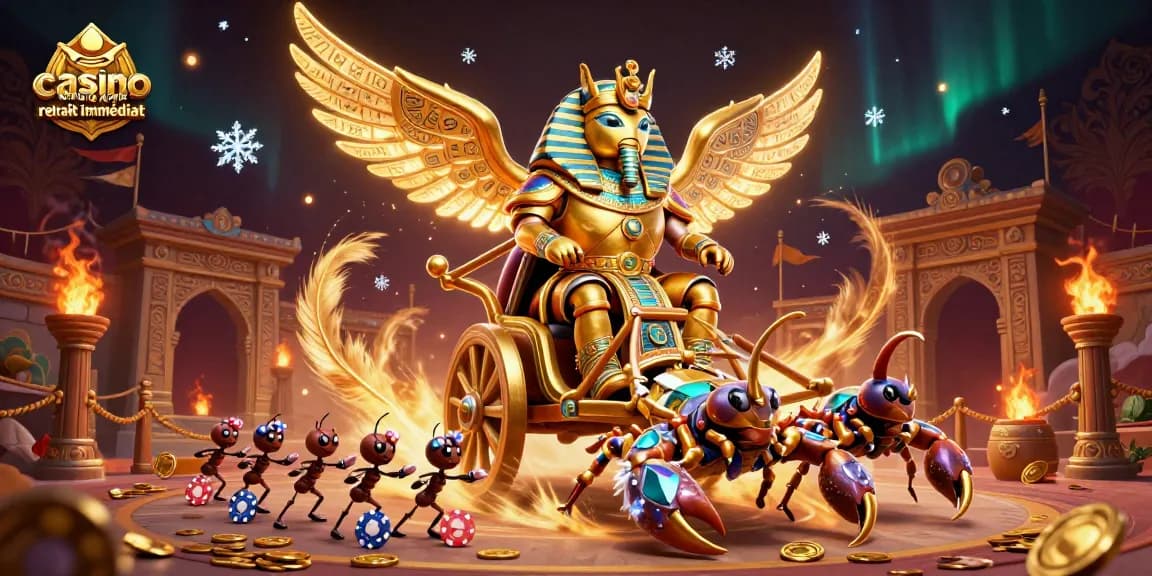 Jouez aux jeux de casino en ligne retrait immédiat avec une ambiance ludique animée.