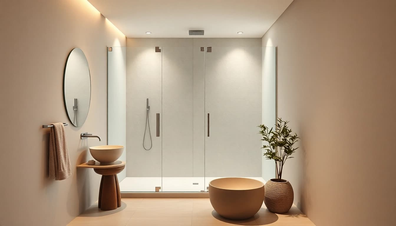 Transform your space with elegant showers au that combine style and functionality in a serene bathroom.
