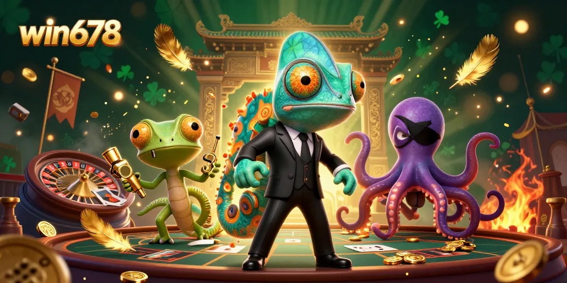 Experience thrilling moments with win678 at a live casino featuring dynamic scenes and exciting characters.