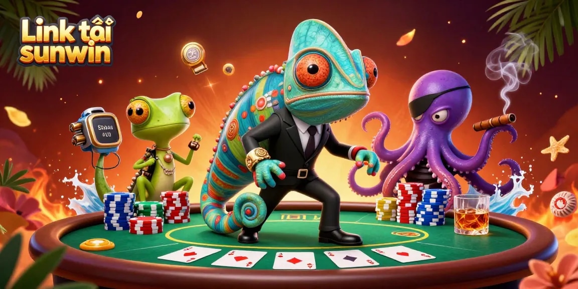 Experience thrilling fun with the Link tải sunwin poker scene featuring unique characters and energetic gameplay.