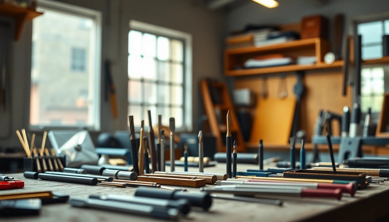 Un artigiano utilizza le pinze Knipex per lavori di precisione in un laboratorio ben attrezzato.