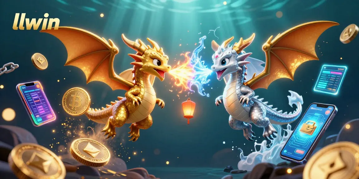 Engage with llwin's thrilling gaming experience amid dragons and crypto elements.