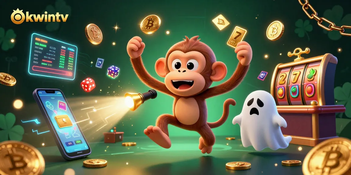 Players engage with thrilling jackpots at okwintv, surrounded by vibrant casino elements.