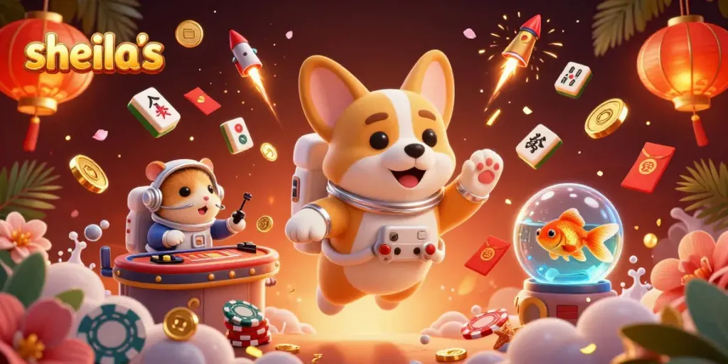 Engage with sheila's exciting space-themed casino world filled with floating poker chips and treasures