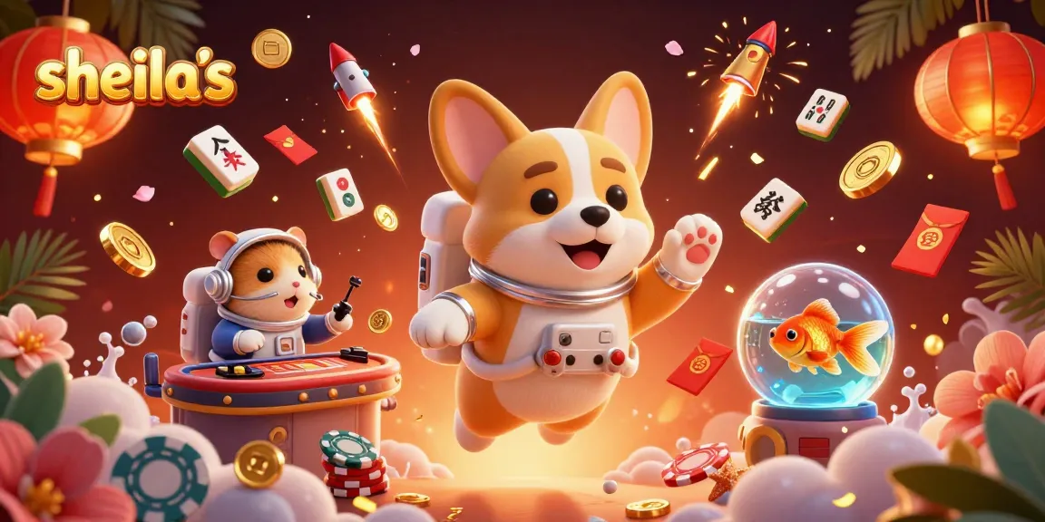 Engage with sheila's exciting space-themed casino world filled with floating poker chips and treasures