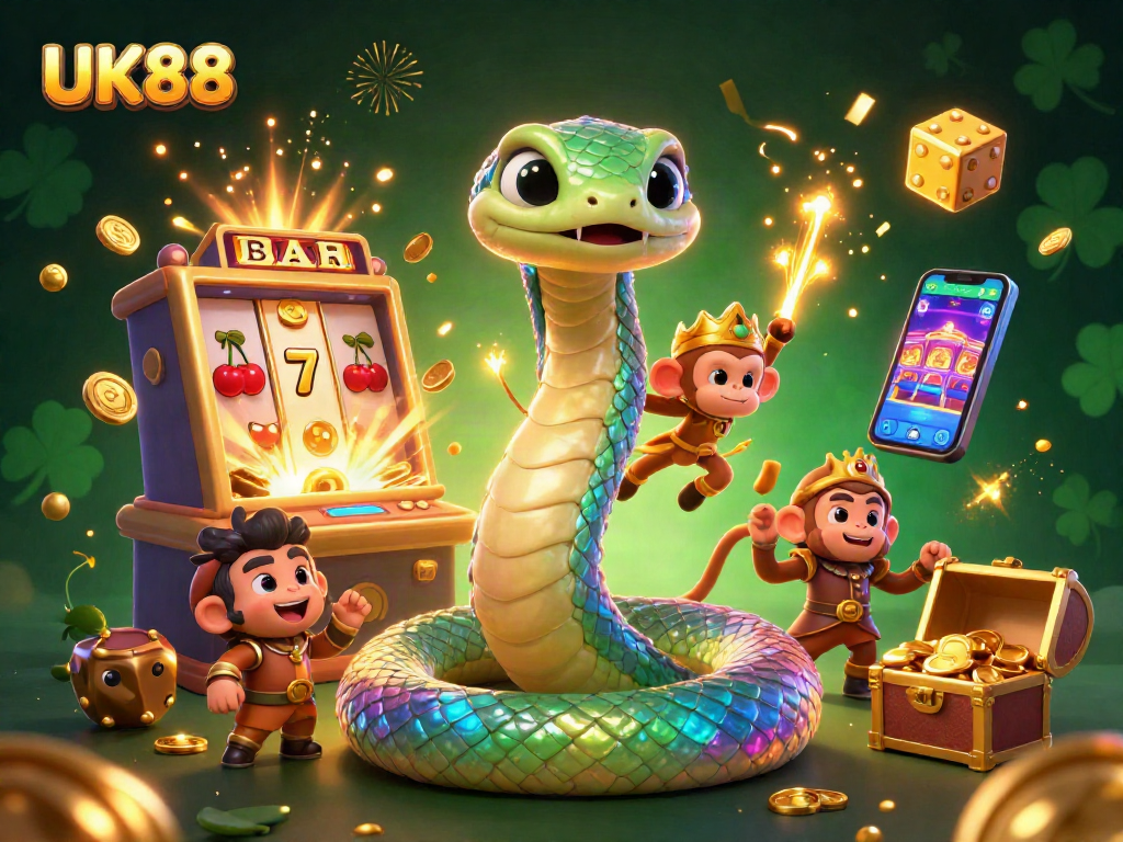 Experience fun with UK88 casino games featuring vibrant characters and thrilling slots.
