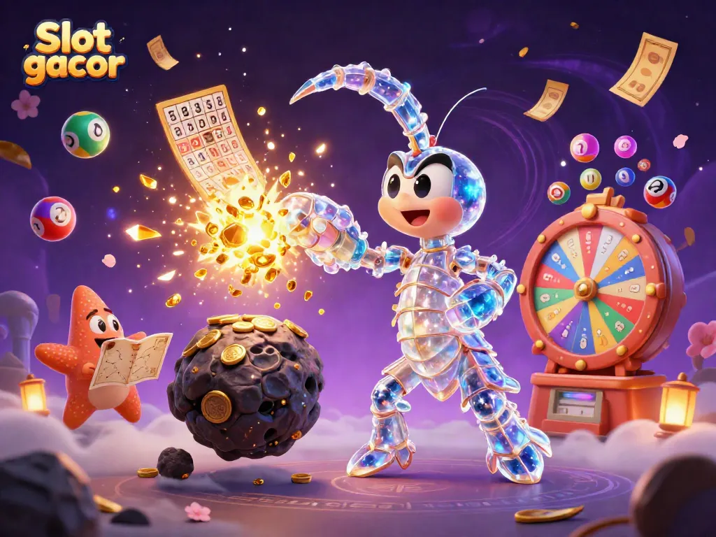 Engage with the dynamic action of Slot gacor as a mantis shrimp shatters an asteroid into treasures.