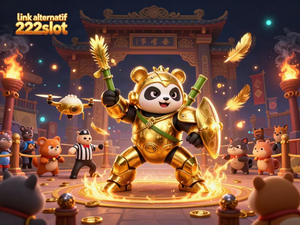 Menangkan hadiah di link alternatif 222slot dengan ilustrasi kasino 3D yang mendebarkan.