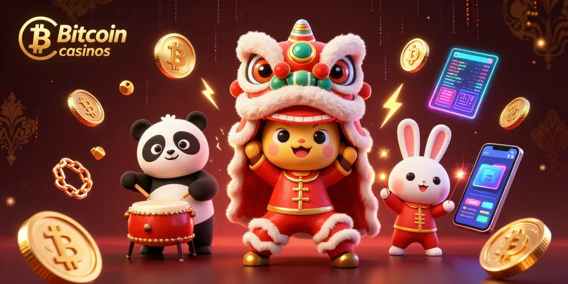 Gagnez aux casinos Bitcoin avec des personnages animés et des éléments holographiques captivants.