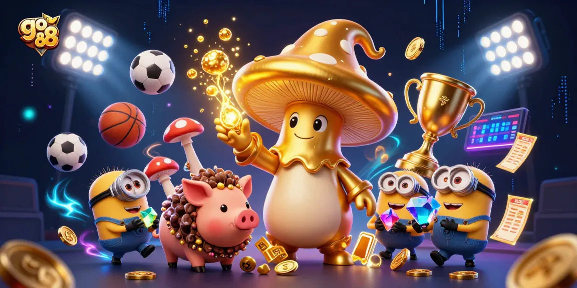 Experience thrilling betting action with go 88's vibrant fantasy scene of a magical gambling adventure.