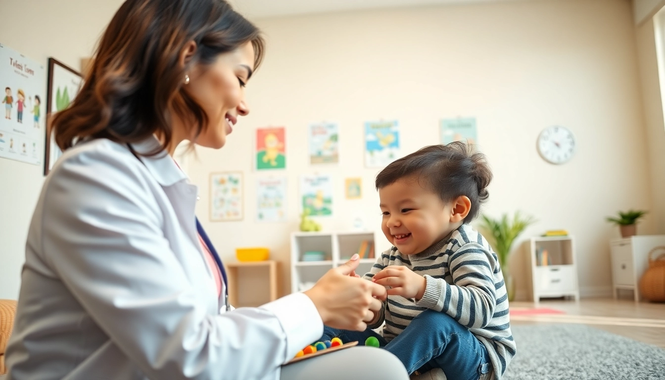Engaging ABA therapy in Novi session with a therapist and child in a supportive environment.