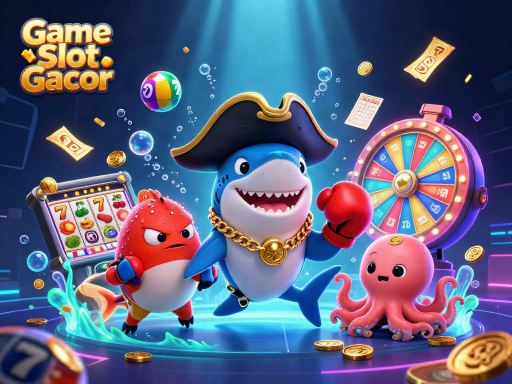Game Slot Gacor: merayakan keberuntungan dengan karakter kartun 3D di dunia perjudian.